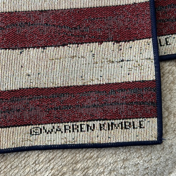 NWT Warren Kimball “Colonial” Vintage, retired Patriotic placemats set of 6 - Picture 5 of 7